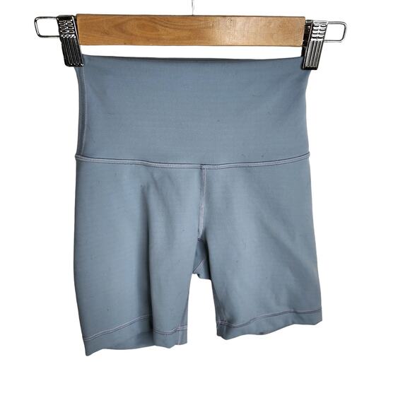 Lululemon Wunder Train High-Rise‎ Short 6" Womens Size 2 Chambray - Picture 1 of 6